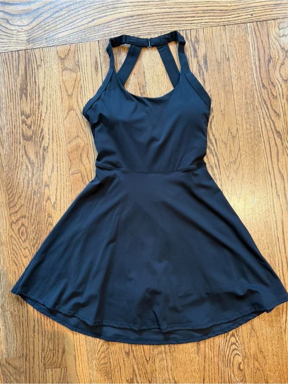 Classic Black Sleeveless A-Line Dress